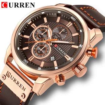 Top Marke Luxus CURREN Männer Sport Uhren Mode Lässig Quarzuhr Männer Military Armbanduhr Männlichen Uhr relogio 8291