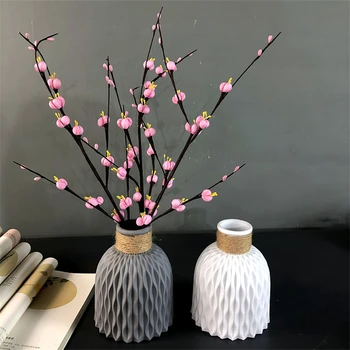 Moderne Imitation Keramik Blumentopf Blume Vase Hause Dekoration Kunststoff Vase Blume Anordnung Nordic Stil Zu Hause Dekoration