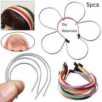 5pcs Puppe Stirnband Materialien DIY Kopf Band Teile Für 1/3 1/4 1/6 1/8 für Puppe, Niedliche Puppen, Haar Dekoration Zubehör