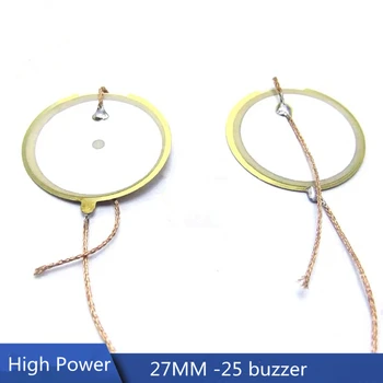 2Pcs/lot 27MM -25 / 21.5 piezoelektrischen Keramik doppelseitige Summer Ultraschall-Piezo-Keramik-High-Power Summer