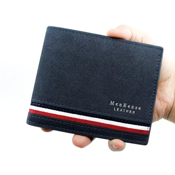 Mode Leder Brieftasche Männer Luxus Slim Geldbörse Business Faltbare Brieftasche Mann Karte Halter Kupplung Tasche Männlichen Handtaschen Tote Tasche