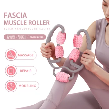 Yoga Roller Trainingsgerät U Form Trigger Punkt Massage Roller Pilates Fitness Übung Auxiliary Equipment Muskel-Entspannung