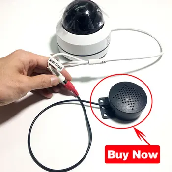 Mikrofon-Lautsprecher-Gerät für Sicherheit Kamera im Freien Wasserdichte IP Kamera mit Audio-Aufnahme, Zwei-Wege-Radio Interphone