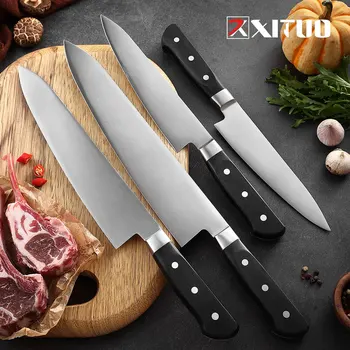 XITUO 1-4PCS Küche Messer Set Edelstahl Fleisch Fisch Cleaver Messer, Chef Messer Set Obst Gemüse Messer Kunststoff PP Griff