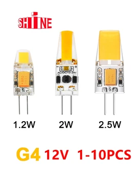Silica gel mini-LED-Birne G4 Low voltage 12V COB warm weiß Licht ist geeignet für den Ersatz 20W halogen-Lampe mit Kristall Lampe