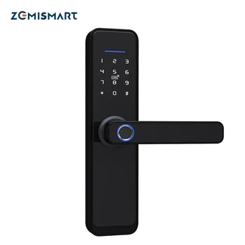 Zemismart Tuya WiFi Smart Tür Griff Lock Core Zylinder Intelligente Sicherheit Lock-Verschlüsselung mit Schlüssel Arbeit mit Smart Leben APP