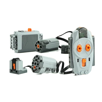 5Pcs/Lot Power Functions Servo M Motor-Batterie-IR-Fernbedienung Empfänger Set Roboter, Technische Teile Für das MOC PF Bausteine DIY Ziegel