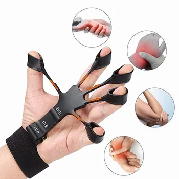 Finger-Greifer Flex 6-Beständig Ebenen Hand Grip Strengthener Exerciser Wiederherstellung Der Körperlichen Handgelenk Ausbildung Gripster Erweiterung