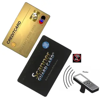 Tragbare Kreditkarte Protector RFID Sperrung NFC Signale Schild Sichern Für Reisepass Fall Geldbörse