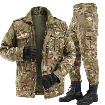 Militärische Männer weich Sportbekleidung outdoor camouflage Kleidung schwarz python Muster tragen-beständig Arbeit Kleidung Arbeit Anzug