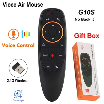 G10S Air Maus Voice Control Mit Gyro Sensing Spiel 2,4 GHzSmart Remote-G10 Pro für X96 H96 MAX A95X F3 Android-TV-Box