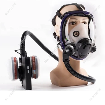 Neue elektrische Gebläse Atemschutz kleines Volumen, Hohe Leistung Universal mehrere Filter Protective mask Painted gas Maske