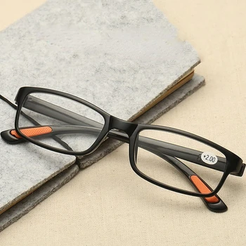 TR90 Ultralight Frauen Männer Lesen Brille Retro Klare Linse Presbyopie Brillen Weiblich Männlich Reader Brillen +1.5 2.0 3.0 4.0