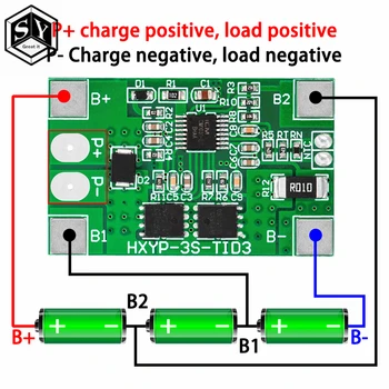 GROßE IT-3S 10A Li-ion Lithium-Batterie 18650 Ladegerät PCB BMS Schutz Board 12V 11.1 V 12.6 V Verhindern überladung