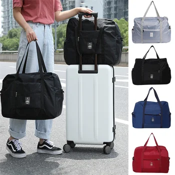Mode Folding Travel Bag Women Oxford Reise Wochenende Taschen Große Kapazität Hand Gepäck Tote Handtasche